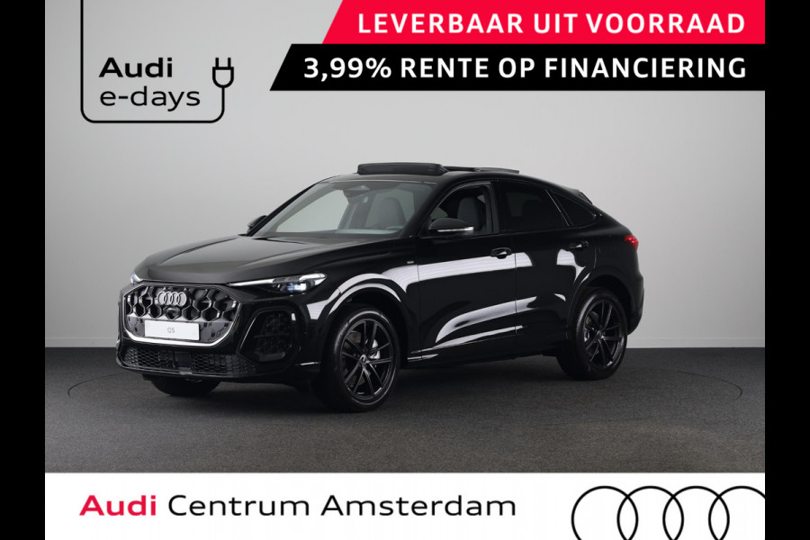 Audi Q5 Sportback S edition e-hybrid 299 pk | Techniekpakket plus | Glazen panoramadak | Lederen bekleding | Geheugen stoelen |