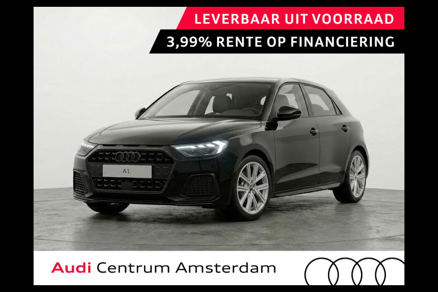 Audi A1 Sportback Advanced edition 25 TFSI 95 pk | Sportstoelen voor | Ledlampen voor en achter | Optiek pakket zwart plus | Buitenspiegels inklapbaar |