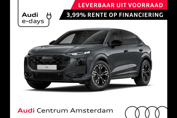 Audi Q3 Sportback S edition e-hybrid 272 pk | Techniekpakket plus | Lederen sportstoelen | Optiekpakket zwart | Privacy glas |