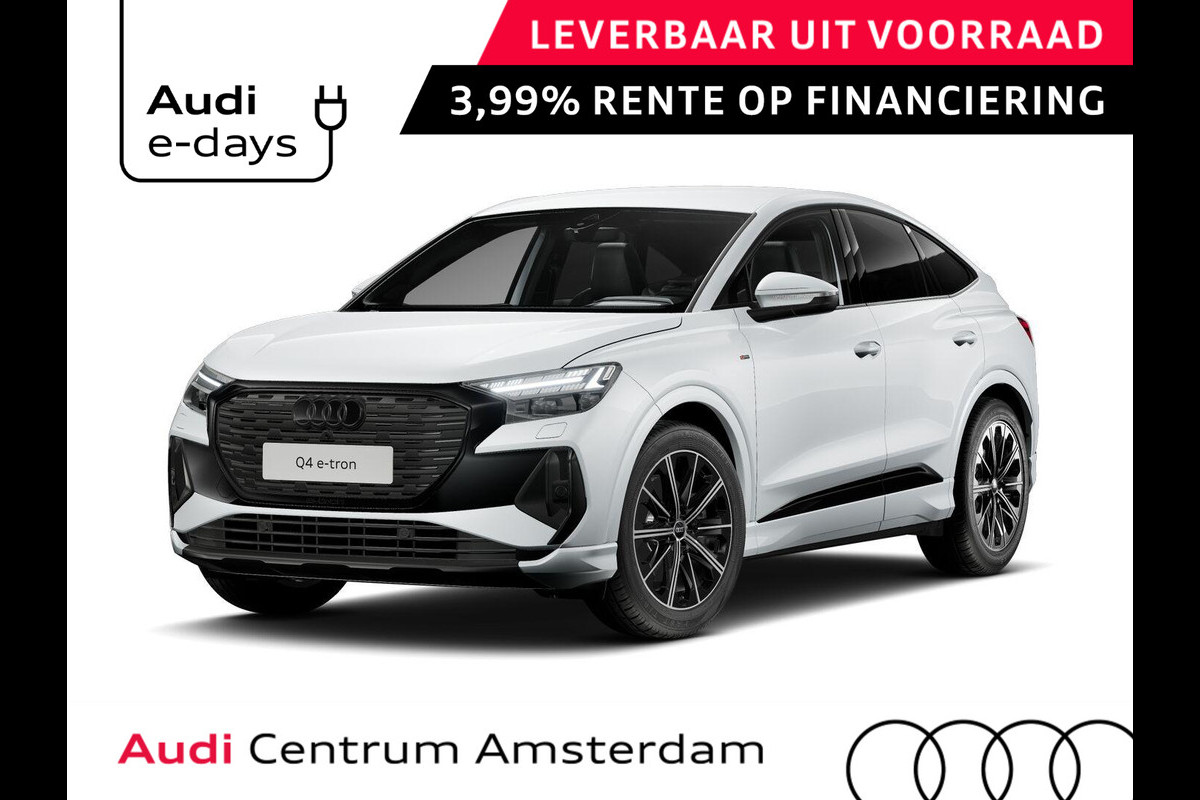 Audi Q4 Sportback e-tron 45 S edition Competition 82 kWh 286 pk | Assistentiepakket plus | Trekhaak | Ambient lichtpakket | Optiekpakket zwart plus |