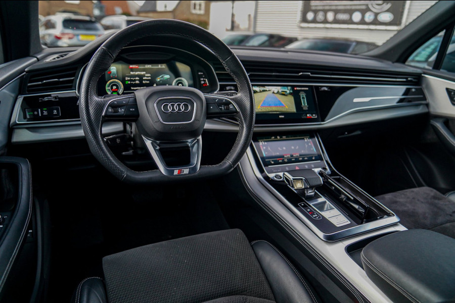 Audi Q7 55 TFSI e quattro Pro Line S | SOH 98,2% | Dubbel S-line | Elektrisch trekhaak | Luchtvering | Camera | Audi Pre Sense