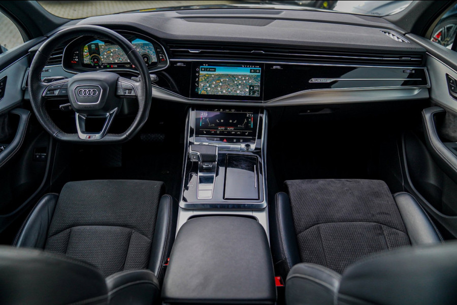 Audi Q7 55 TFSI e quattro Pro Line S | SOH 98,2% | Dubbel S-line | Elektrisch trekhaak | Luchtvering | Camera | Audi Pre Sense