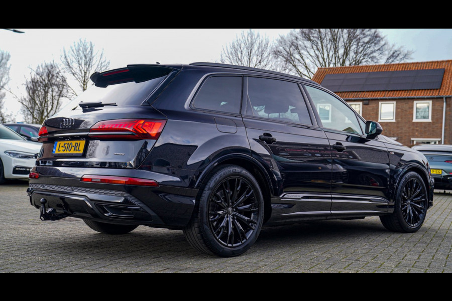 Audi Q7 55 TFSI e quattro Pro Line S | SOH 98,2% | Dubbel S-line | Elektrisch trekhaak | Luchtvering | Camera | Audi Pre Sense