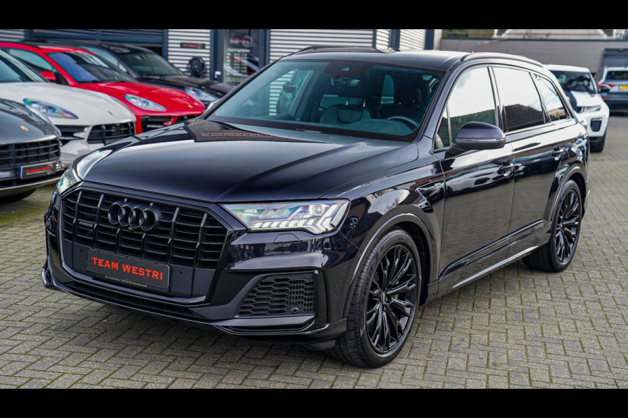 Audi Q7 55 TFSI e quattro Pro Line S | SOH 98,2% | Dubbel S-line | Elektrisch trekhaak | Luchtvering | Camera | Audi Pre Sense