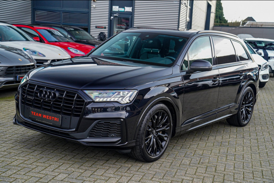 Audi Q7 55 TFSI e quattro Pro Line S | SOH 98,2% | Dubbel S-line | Elektrisch trekhaak | Luchtvering | Camera | Audi Pre Sense