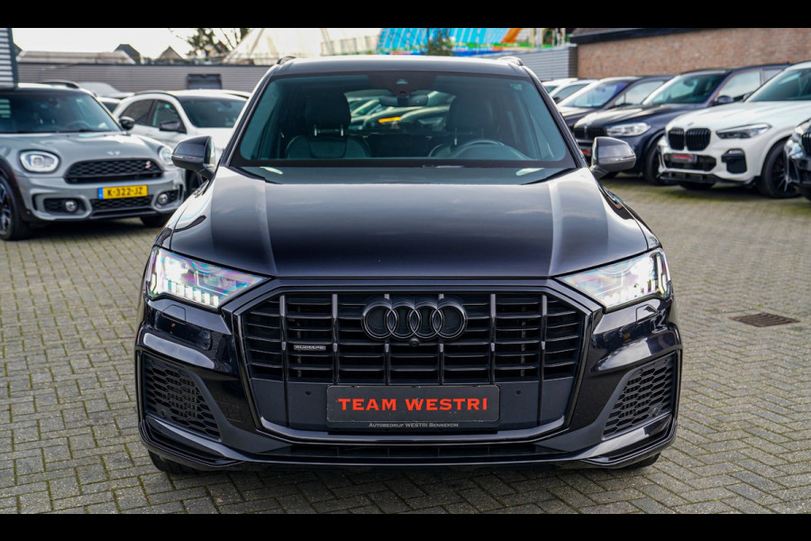 Audi Q7 55 TFSI e quattro Pro Line S | SOH 98,2% | Dubbel S-line | Elektrisch trekhaak | Luchtvering | Camera | Audi Pre Sense