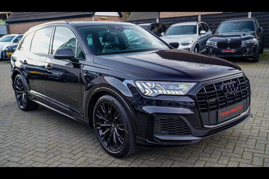 Audi Q7 55 TFSI e quattro Pro Line S | SOH 98,2% | Dubbel S-line | Elektrisch trekhaak | Luchtvering | Camera | Audi Pre Sense