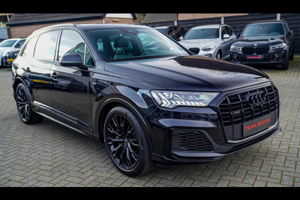 Audi Q7 55 TFSI e quattro Pro Line S | SOH 98,2% | Dubbel S-line | Elektrisch trekhaak | Luchtvering | Camera | Audi Pre Sense