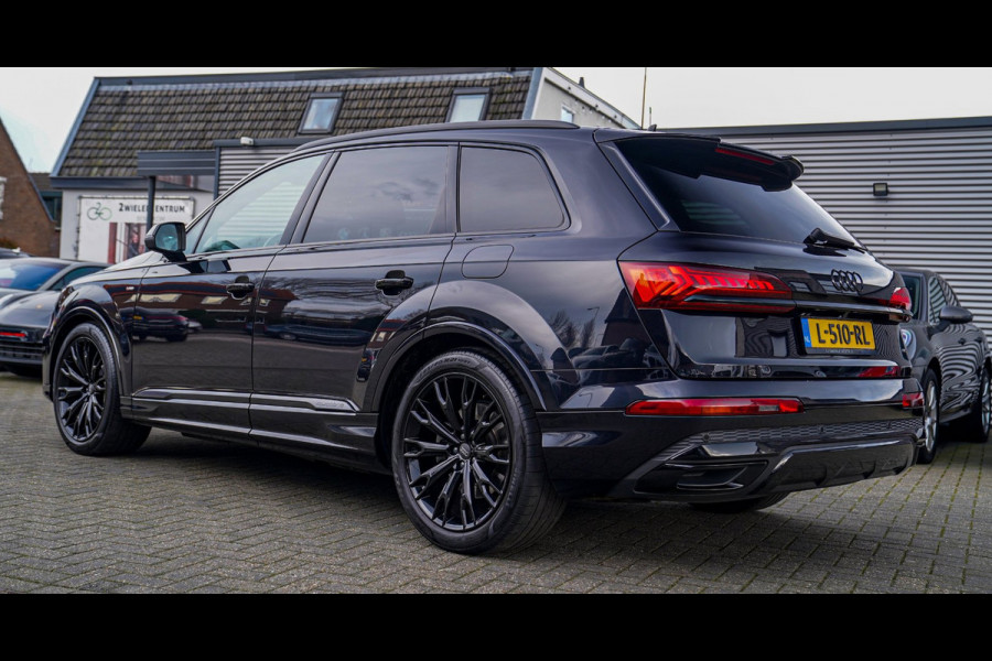 Audi Q7 55 TFSI e quattro Pro Line S | SOH 98,2% | Dubbel S-line | Elektrisch trekhaak | Luchtvering | Camera | Audi Pre Sense