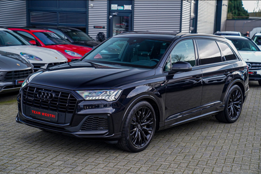 Audi Q7 55 TFSI e quattro Pro Line S | SOH 98,2% | Dubbel S-line | Elektrisch trekhaak | Luchtvering | Camera | Audi Pre Sense