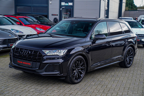 Audi Q7 55 TFSI e quattro Pro Line S | SOH 98,2% | Dubbel S-line | Elektrisch trekhaak | Luchtvering | Camera | Audi Pre Sense