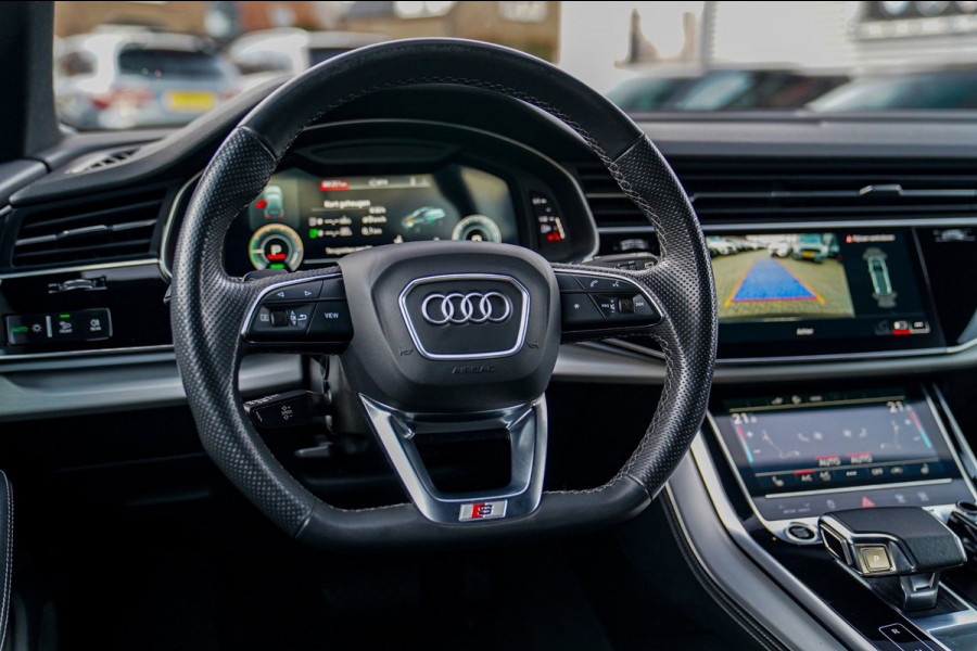 Audi Q7 55 TFSI e quattro Pro Line S | SOH 98,2% | Dubbel S-line | Elektrisch trekhaak | Luchtvering | Camera | Audi Pre Sense