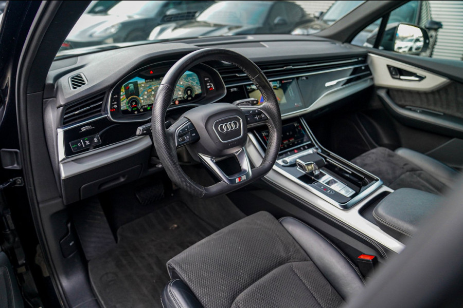 Audi Q7 55 TFSI e quattro Pro Line S | SOH 98,2% | Dubbel S-line | Elektrisch trekhaak | Luchtvering | Camera | Audi Pre Sense