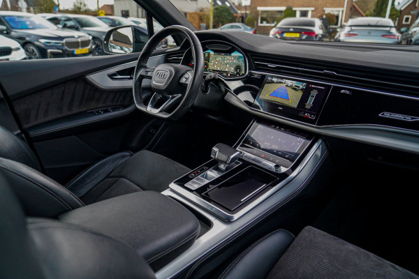 Audi Q7 55 TFSI e quattro Pro Line S | SOH 98,2% | Dubbel S-line | Elektrisch trekhaak | Luchtvering | Camera | Audi Pre Sense
