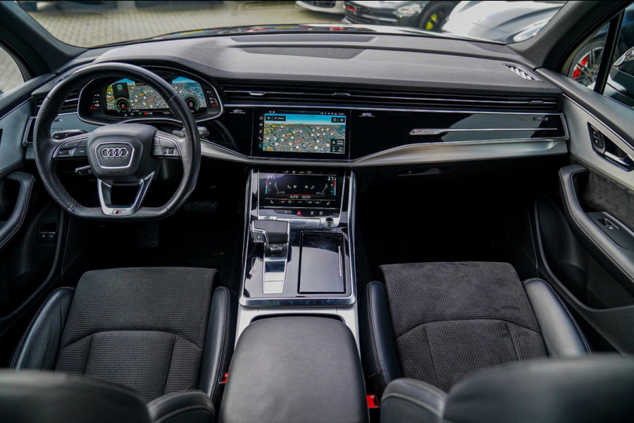 Audi Q7 55 TFSI e quattro Pro Line S | SOH 98,2% | Dubbel S-line | Elektrisch trekhaak | Luchtvering | Camera | Audi Pre Sense
