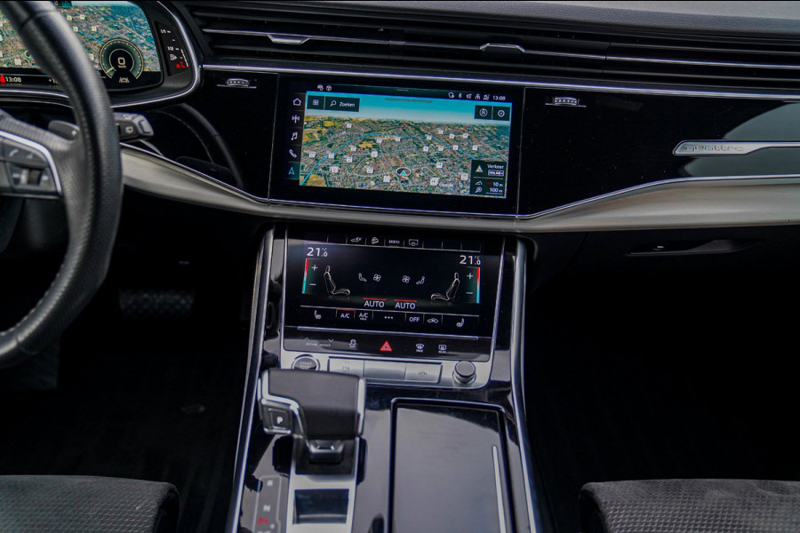 Audi Q7 55 TFSI e quattro Pro Line S | SOH 98,2% | Dubbel S-line | Elektrisch trekhaak | Luchtvering | Camera | Audi Pre Sense