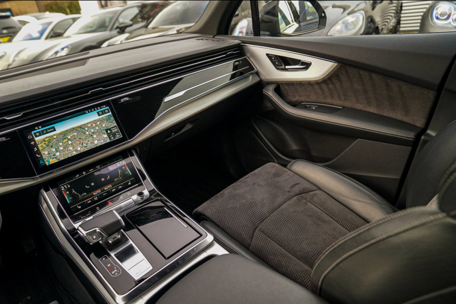 Audi Q7 55 TFSI e quattro Pro Line S | SOH 98,2% | Dubbel S-line | Elektrisch trekhaak | Luchtvering | Camera | Audi Pre Sense