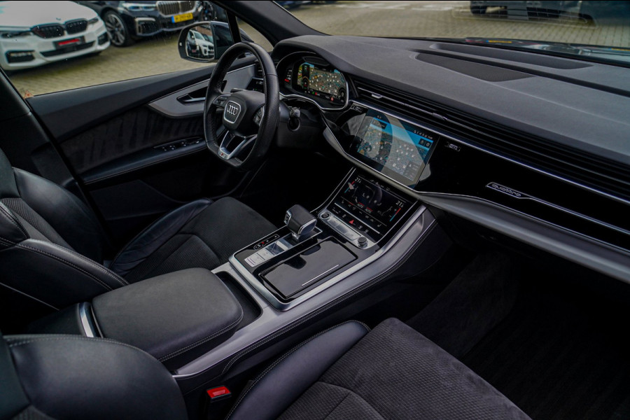 Audi Q7 55 TFSI e quattro Pro Line S | SOH 98,2% | Dubbel S-line | Elektrisch trekhaak | Luchtvering | Camera | Audi Pre Sense