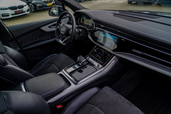 Audi Q7 55 TFSI e quattro Pro Line S | SOH 98,2% | Dubbel S-line | Elektrisch trekhaak | Luchtvering | Camera | Audi Pre Sense