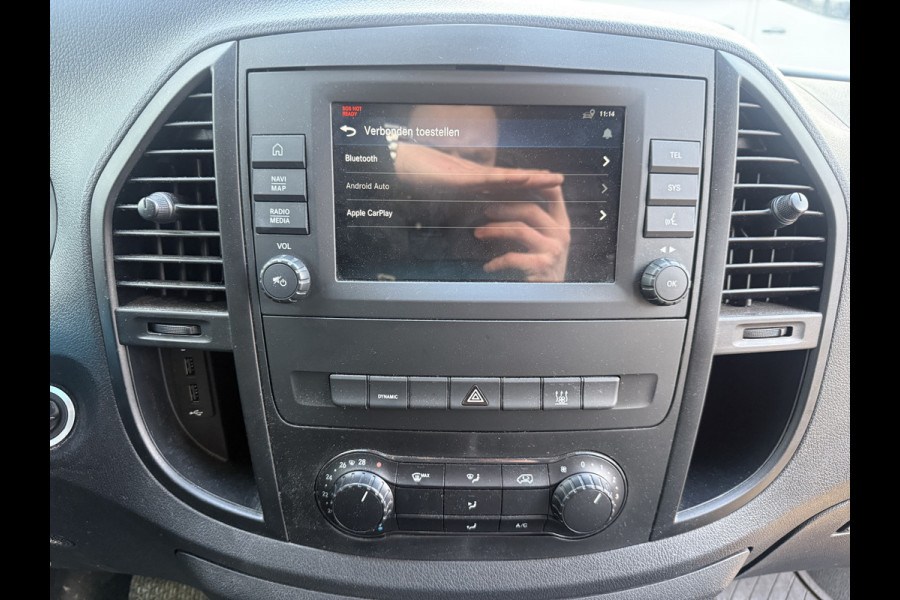 Mercedes-Benz eVito 112 66kWh 280km WLTP 96% (SOH) Snelladen L2H1 Climate Control Cruise Control Stoelverwarming Apple Carplay Parkeersensoren Achter