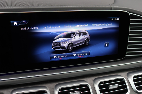 Mercedes-Benz GLS AMG 63 4MATIC+ Premium+ | Facelift | 612 PK | 7pers | Airmatic | Trekhaak | Comfortpakket Plus Achter | Burmester High End | Vlakkenverwarming | AMG Drivers Package | Distronic | Entertainment Achter | Massage |