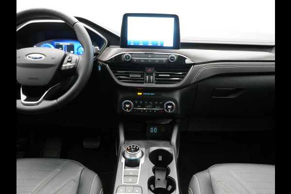 Ford Kuga 2.5 Vignale Plug In Hybrid 225pk Dealer O.H. PHEV | Trekhaak Afn. | Panodak | Head Up | 360 Camera | Bang & Olufsen | Lederen Sportstoelen Memory & Verwarmd | Keyless | Stuur Verwarmd | Blis | Virtual | Navigatie | DAB |