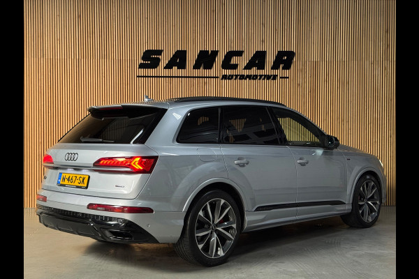 Audi Q7 60 TFSI e quattro S Competition PANO|LUCHTVERING|TREKHAAK|HUD|B&O|AMBIENT|360 CAM|ALARM|STOELVENTILATIE|MASSAGE|21 INCH