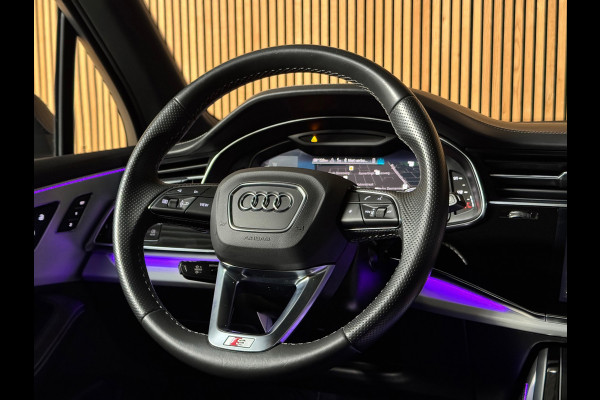 Audi Q7 60 TFSI e quattro S Competition PANO|LUCHTVERING|TREKHAAK|HUD|B&O|AMBIENT|360 CAM|ALARM|STOELVENTILATIE|MASSAGE|21 INCH
