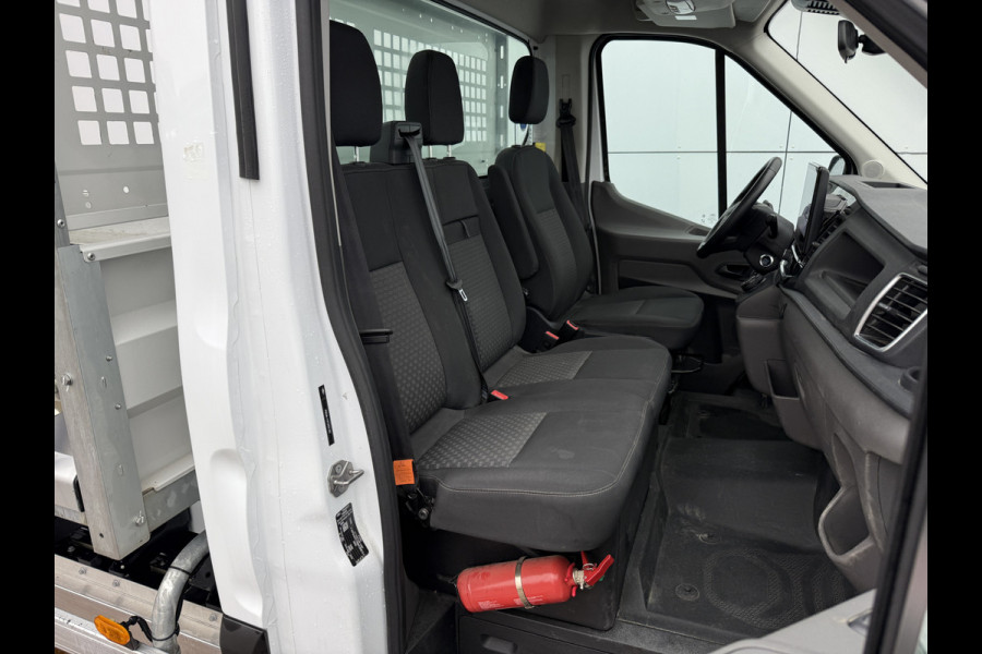 Ford E-Transit 68kWh Kipper Elektrisch 75kWh 334KM WLTP Snelladen Tipper Benne Climate Control Cruise Control Apple Carplay Stoelverwarming Navigatie Camera