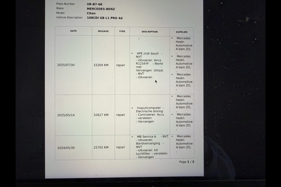 Mercedes-Benz Citan 108 CDI Euro 6 L1 Pro CarPlay/cruise control/pdc