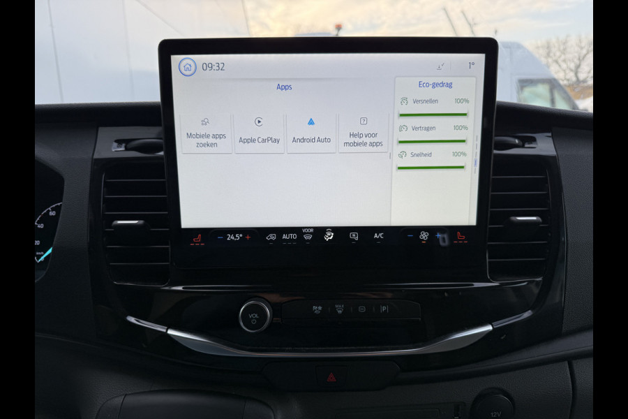 Ford E-Transit 68kWh 184PK 317km WLTP 135kWh Snelladen L2H2 Climate Control Cruise Control Camera Stoelverwarming Parkeersensoren voor achter