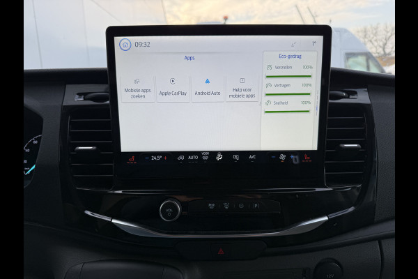 Ford E-Transit 68kWh 184PK 317km WLTP 135kWh Snelladen L2H2 Climate Control Cruise Control Camera Stoelverwarming Parkeersensoren voor achter