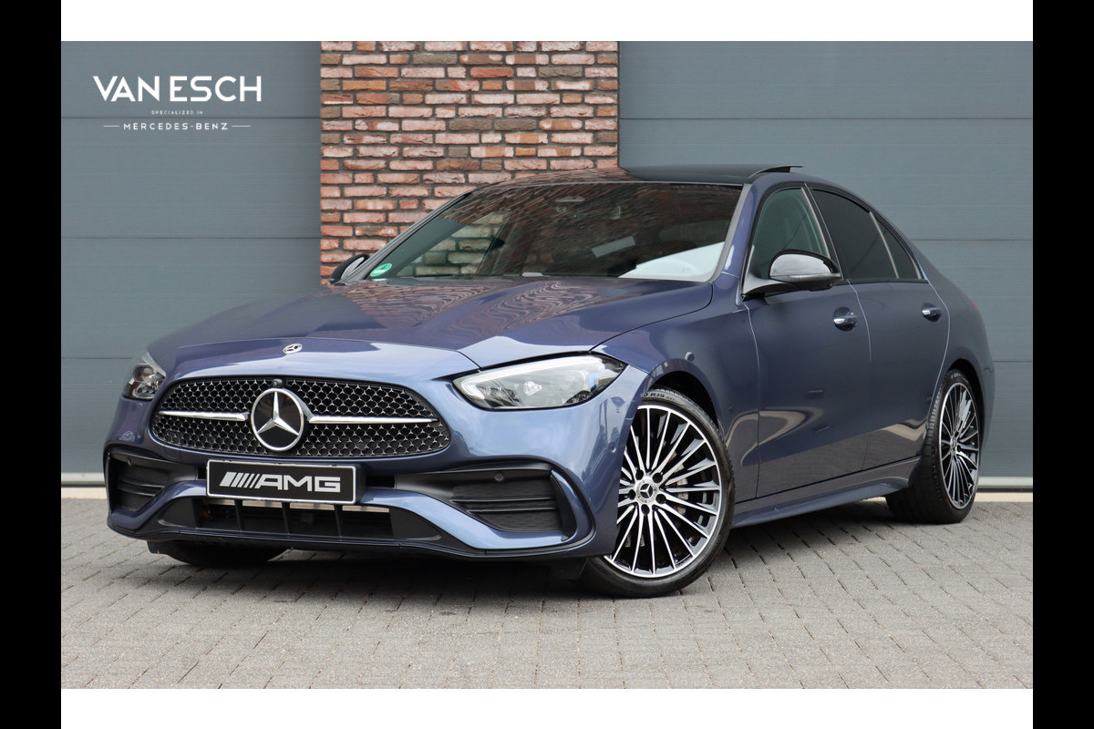 Mercedes-Benz C-Klasse 220 d AMG Line | Panoramadak | Surround Camera | Memory | Digital Light | Advanced Sound System | HUD | Keyless Go | Verwarmd Stuurwiel | Augmented Reality |