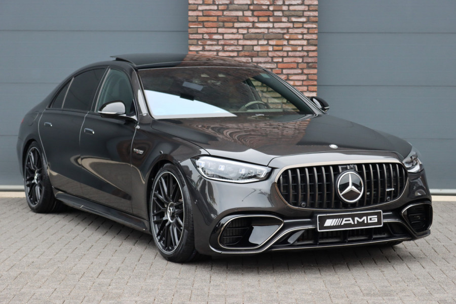 Mercedes-Benz S-Klasse AMG 63 S E Performance Aut9 | 802pk | Carbon | Achterasbesturing | Distronic+ | Airmatic | Stoelventilatie | Panoramadak | Vlakkenverwarming | Digital Light | Nappa Leder | Burmester |