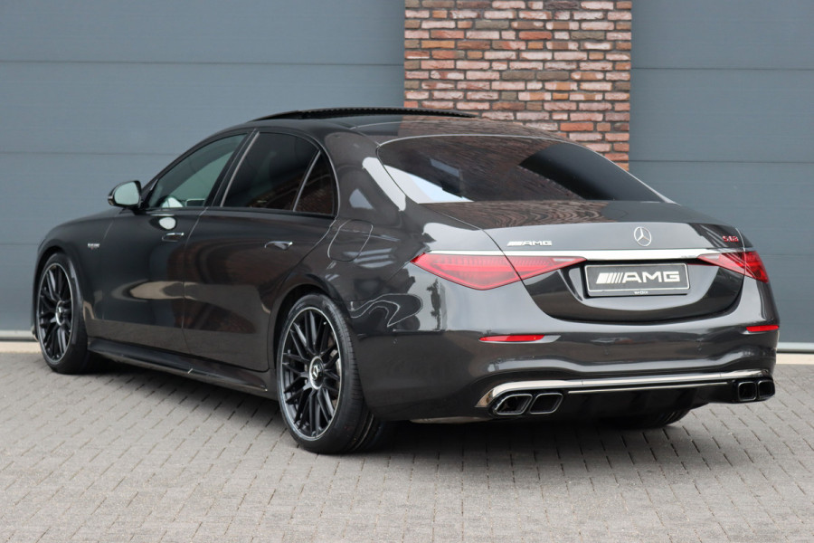 Mercedes-Benz S-Klasse AMG 63 S E Performance Aut9 | 802pk | Carbon | Achterasbesturing | Distronic+ | Airmatic | Stoelventilatie | Panoramadak | Vlakkenverwarming | Digital Light | Nappa Leder | Burmester |