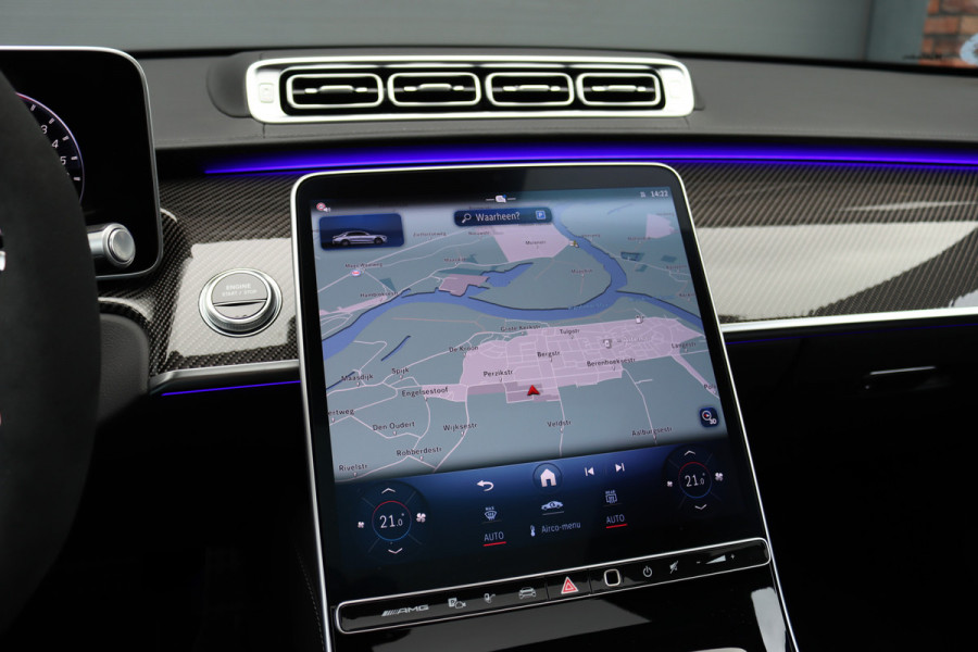 Mercedes-Benz S-Klasse AMG 63 S E Performance Aut9 | 802pk | Carbon | Achterasbesturing | Distronic+ | Airmatic | Stoelventilatie | Panoramadak | Vlakkenverwarming | Digital Light | Nappa Leder | Burmester |