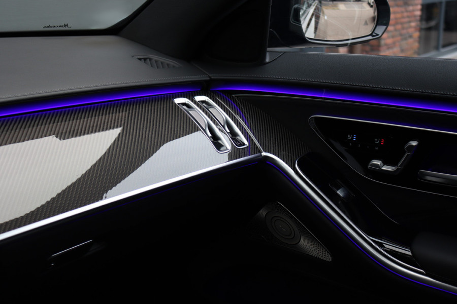 Mercedes-Benz S-Klasse AMG 63 S E Performance Aut9 | 802pk | Carbon | Achterasbesturing | Distronic+ | Airmatic | Stoelventilatie | Panoramadak | Vlakkenverwarming | Digital Light | Nappa Leder | Burmester |