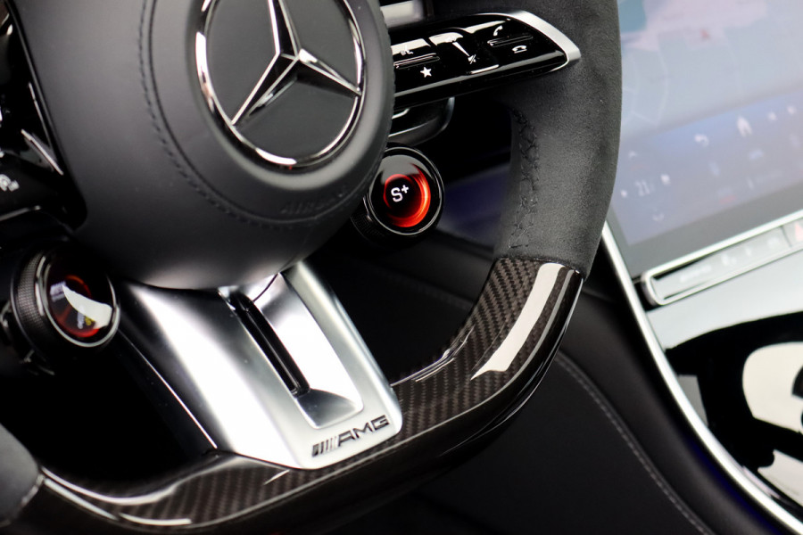 Mercedes-Benz S-Klasse AMG 63 S E Performance Aut9 | 802pk | Carbon | Achterasbesturing | Distronic+ | Airmatic | Stoelventilatie | Panoramadak | Vlakkenverwarming | Digital Light | Nappa Leder | Burmester |