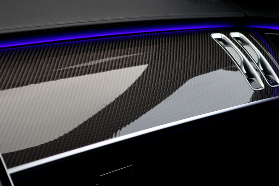 Mercedes-Benz S-Klasse AMG 63 S E Performance Aut9 | 802pk | Carbon | Achterasbesturing | Distronic+ | Airmatic | Stoelventilatie | Panoramadak | Vlakkenverwarming | Digital Light | Nappa Leder | Burmester |
