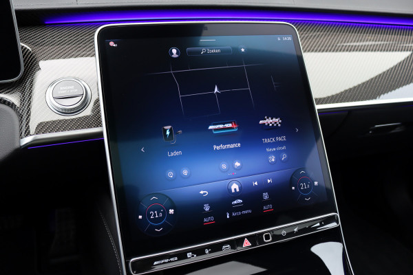 Mercedes-Benz S-Klasse AMG 63 S E Performance Aut9 | 802pk | Carbon | Achterasbesturing | Distronic+ | Airmatic | Stoelventilatie | Panoramadak | Vlakkenverwarming | Digital Light | Nappa Leder | Burmester |