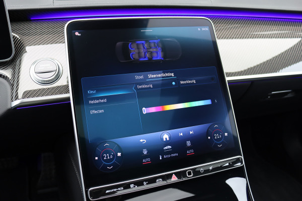 Mercedes-Benz S-Klasse AMG 63 S E Performance Aut9 | 802pk | Carbon | Achterasbesturing | Distronic+ | Airmatic | Stoelventilatie | Panoramadak | Vlakkenverwarming | Digital Light | Nappa Leder | Burmester |