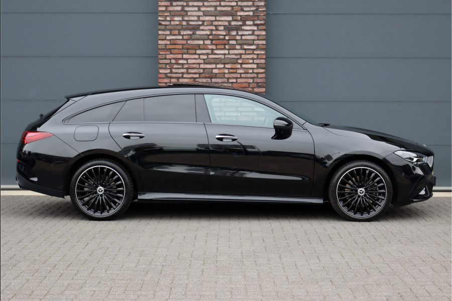 Mercedes-Benz CLA-Klasse Shooting Brake 250 e AMG Line Aut8 | Facelift | Panoramadak | Distronic Pro | Verwarmd Stuurwiel | Widescreen | Keyless Go | Surround Camera | Multibeam LED |