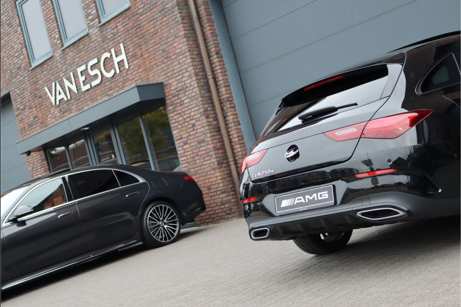 Mercedes-Benz CLA-Klasse Shooting Brake 250 e AMG Line Aut8 | Facelift | Panoramadak | Distronic Pro | Verwarmd Stuurwiel | Widescreen | Keyless Go | Surround Camera | Multibeam LED |