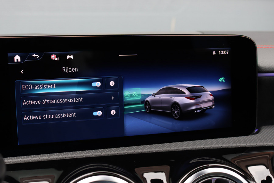 Mercedes-Benz CLA-Klasse Shooting Brake 250 e AMG Line Aut8 | Facelift | Panoramadak | Distronic Pro | Verwarmd Stuurwiel | Widescreen | Keyless Go | Surround Camera | Multibeam LED |