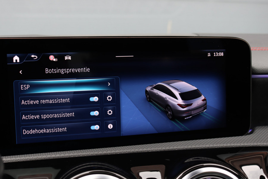 Mercedes-Benz CLA-Klasse Shooting Brake 250 e AMG Line Aut8 | Facelift | Panoramadak | Distronic Pro | Verwarmd Stuurwiel | Widescreen | Keyless Go | Surround Camera | Multibeam LED |