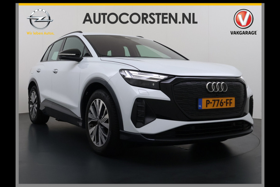 Audi Q4 e-tron 50 Quattro Launch Ed. Advanced Plus 82kWh SOH 95% Leder Warmtepomp Navi Camera Adap.Cruise Elek.Stoelen+Memory+Verwarming Apple  Elek.Achterklep DAB Matrix LED Lmv Keyless 1e Eigenaar Origineel Nederlandse Auto Dealeronderhouden