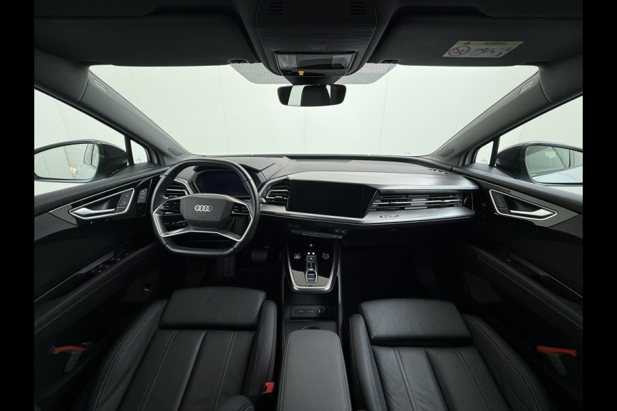 Audi Q4 e-tron 50 Quattro Launch Ed. Advanced Plus 82kWh SOH 95% Leder Warmtepomp Navi Camera Adap.Cruise Elek.Stoelen+Memory+Verwarming Apple  Elek.Achterklep DAB Matrix LED Lmv Keyless 1e Eigenaar Origineel Nederlandse Auto Dealeronderhouden