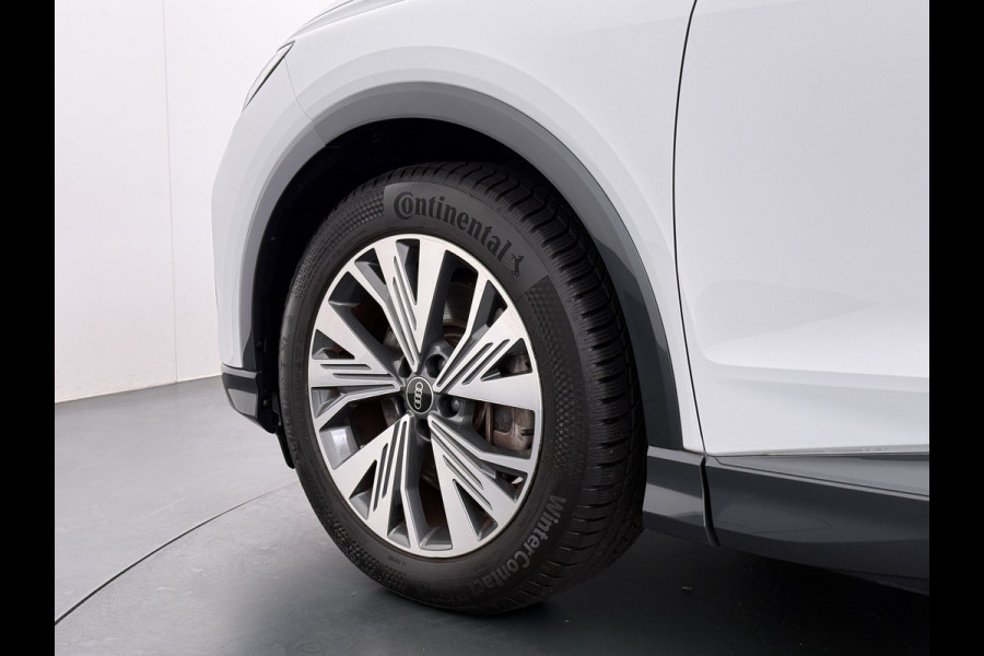 Audi Q4 e-tron 50 Quattro Launch Ed. Advanced Plus 82kWh SOH 95% Leder Warmtepomp Navi Camera Adap.Cruise Elek.Stoelen+Memory+Verwarming Apple  Elek.Achterklep DAB Matrix LED Lmv Keyless 1e Eigenaar Origineel Nederlandse Auto Dealeronderhouden