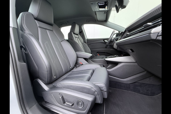 Audi Q4 e-tron 50 Quattro Launch Ed. Advanced Plus 82kWh SOH 95% Leder Warmtepomp Navi Camera Adap.Cruise Elek.Stoelen+Memory+Verwarming Apple  Elek.Achterklep DAB Matrix LED Lmv Keyless 1e Eigenaar Origineel Nederlandse Auto Dealeronderhouden
