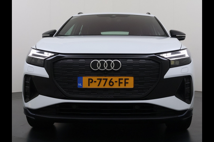 Audi Q4 e-tron 50 Quattro Launch Ed. Advanced Plus 82kWh SOH 95% Leder Warmtepomp Navi Camera Adap.Cruise Elek.Stoelen+Memory+Verwarming Apple  Elek.Achterklep DAB Matrix LED Lmv Keyless 1e Eigenaar Origineel Nederlandse Auto Dealeronderhouden